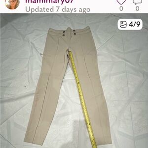 INC International Concepts Cream Pants New size 8